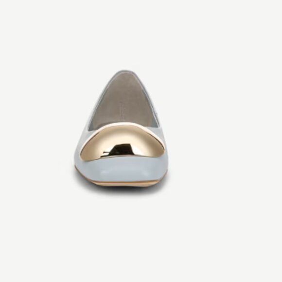 NEW FRANCO SARTO Leather Amaya Flats in blue for women 1225 3m7 - Picture 7 of 11